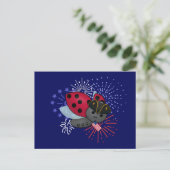 Carte Postale Juillet 4 Minuteman Ladybug (Debout devant)