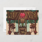 Carte Postale Juillet - Leo (Devant / Derrière)