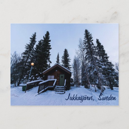 Carte postale Jukkasjärvi Suède (Devant)