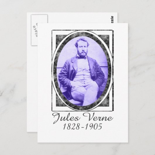 Carte Postale Jules Verne (Devant / Derrière)