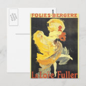 Carte Postale julets Cheret Poster Art (Devant / Derrière)