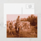 Carte Postale Julia - Femme du Corbeau (Devant / Derrière)