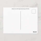 Carte Postale Julie de Graag (Dos)