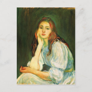 Carte Postale Julie dreaming by Berthe Morisot
