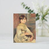 Carte Postale Julie Manet Chat Pierre-Auguste Renoir (Debout devant)