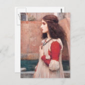 Carte Postale Juliet par John William Waterhouse (Devant / Derrière)