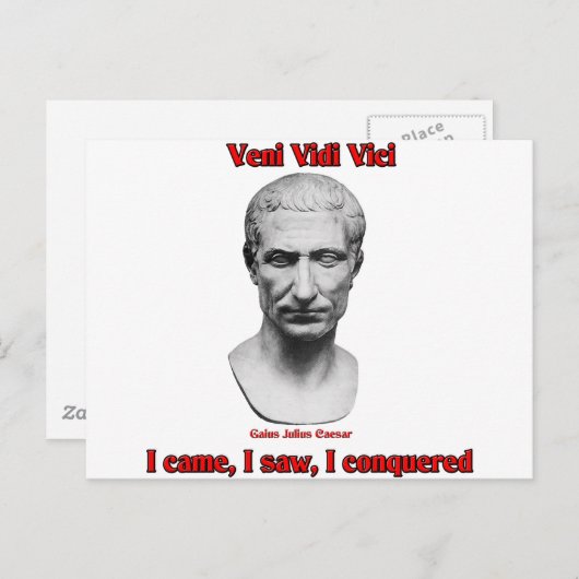 Carte Postale Julius Caesar (Devant / Derrière)
