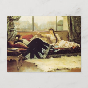 Carte Postale Julius Stewart-Sarah Bernhardt et Christine Nilsso