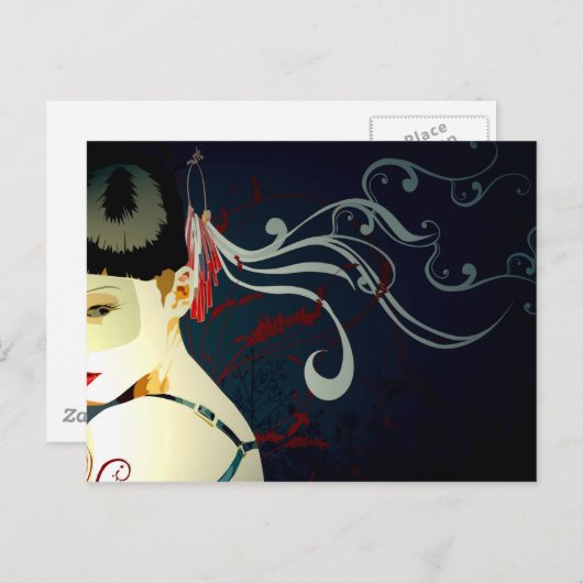 Carte Postale Julzips - Mascarada (Devant / Derrière)