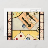 Carte Postale Jumbled Assortiment of Games of Chance (Devant / Derrière)