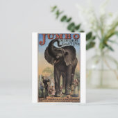 Carte Postale Jumbo Le Théâtre Rétro Eléphant Géant (Debout devant)