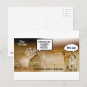 Carte Postale Jumeaux (Devant / Derrière)