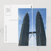 Carte Postale jumeaux kl petronas (Devant / Derrière)