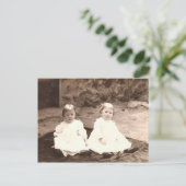 Carte Postale Jumeaux vintages (Debout devant)