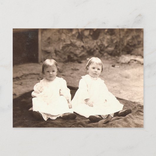 Carte Postale Jumeaux vintages (Devant)