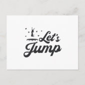 Carte Postale Jump Trampoline Gymnast Funny Trampoline (Devant)