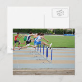 CARTE POSTALE JUMPS D'ATHLÉTIQUE (Devant / Derrière)