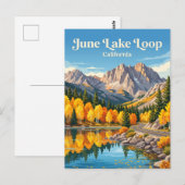 Carte Postale June Lake Loop États-Unis (Devant / Derrière)
