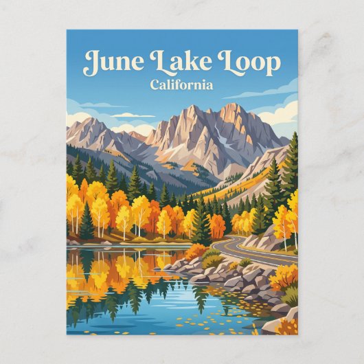 Carte Postale June Lake Loop États-Unis (Devant)
