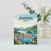Carte Postale Juneau Alaska (Debout devant)