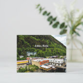 Carte Postale Juneau, Alaska, photo de la ville (Debout devant)