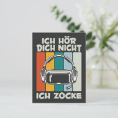Carte Postale Jungen Zocker Gamer Videospiel Zocken (Debout devant)