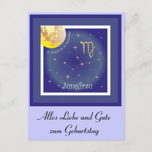 Carte Postale Jungfrau 23. Août bis 23. Septembre Postkarte