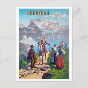 Carte Postale Jungfrau, route des Montagnes, Suisse
