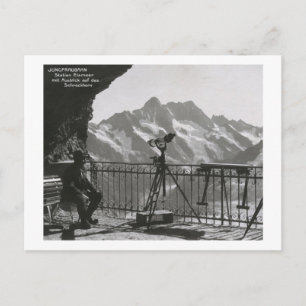 Carte Postale Jungfraubahn, Station Eismeer, Suisse Vintage