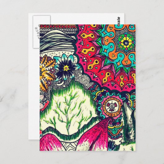 Carte Postale Jungle (Devant / Derrière)