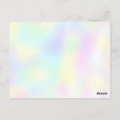 Carte Postale Jungle de dinosaures mignons Fête d'anniversaire d (Dos)