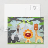 Carte Postale Jungle Fun (Devant / Derrière)