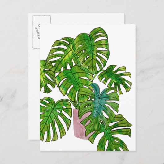 Carte Postale Jungle pointillée I (Devant / Derrière)