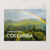 Carte postale Jungle Rainbow Bogota Colombie (Devant)