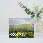 Carte postale Jungle Rainbow Bogota Colombie (Debout devant)