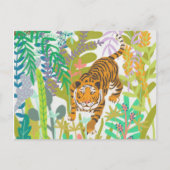 Carte Postale Jungle Roar - Tigre (Devant)