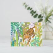 Carte Postale Jungle Roar - Tigre (Debout devant)