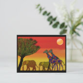 Carte postale Jungle Sunset (Debout devant)