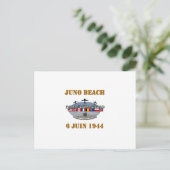 Carte Postale Juno Beach 1944 Normandie (Debout devant)