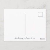 Carte Postale Juno Spacecraft à Planet Jupiter (Dos)