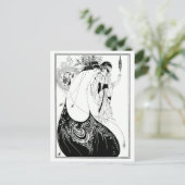 Carte Postale Jupe Beardsley Peacock Vintage (Debout devant)