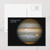 Carte Postale Jupiter (Devant / Derrière)