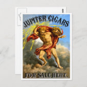 Carte Postale Jupiter Cigars, 1868 (Devant / Derrière)