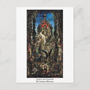 Carte Postale Jupiter Et Semele Par Gustave Moreau