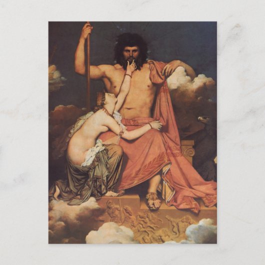 Carte Postale Jupiter et Thetis (Devant)