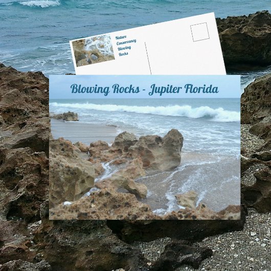 Carte Postale Jupiter Floride Blowing Rocks Photographique