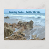 Carte Postale Jupiter Floride Blowing Rocks Photographique (Devant)