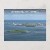 Carte Postale Jupiter Island Florida Arial View (Devant)