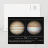 Carte postale Jupiter le 7 juin 2010 (Devant / Derrière)