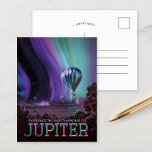 Carte Postale Jupiter | Visions de l'avenir de la NASA<br><div class="desc">Une affiche de la série Exoplanet Travel Bureau de la NASA JPL : Visions of the Future imaginant des destinations de voyage futuristes à travers la galaxie. Découvrez la série complète pour plus d'images de voyage de science-fiction rétro. Crédit NASA/JPL-Caltech. Utilisez les outils de conception pour ajouter du texte personnalisé...</div>